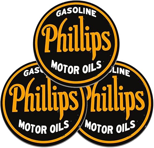 Miniatura 62 de Brotherhood Letrero de gas vintage de reproducción de letreros de metal vintage, letrero redondo de metal para garaje y hogar, 8 pulgadas de Nourse