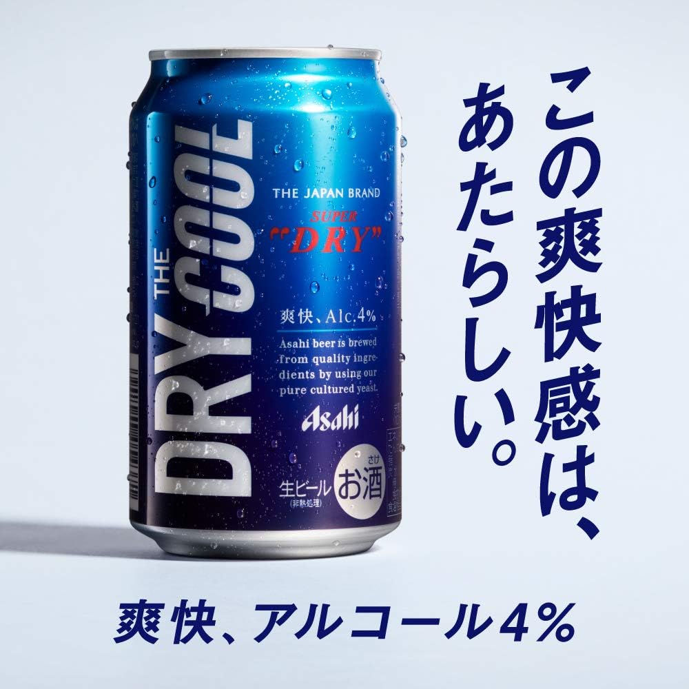 Amazon Co Jp 爽快感 アルコール度数4 アサヒスーパードライ ザ クール 500ml 24本 食品 飲料 お酒