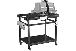 Ninja Outdoor Oven Stand - Premium Grill Cart for Ninja Woodfire Outdoor Grills