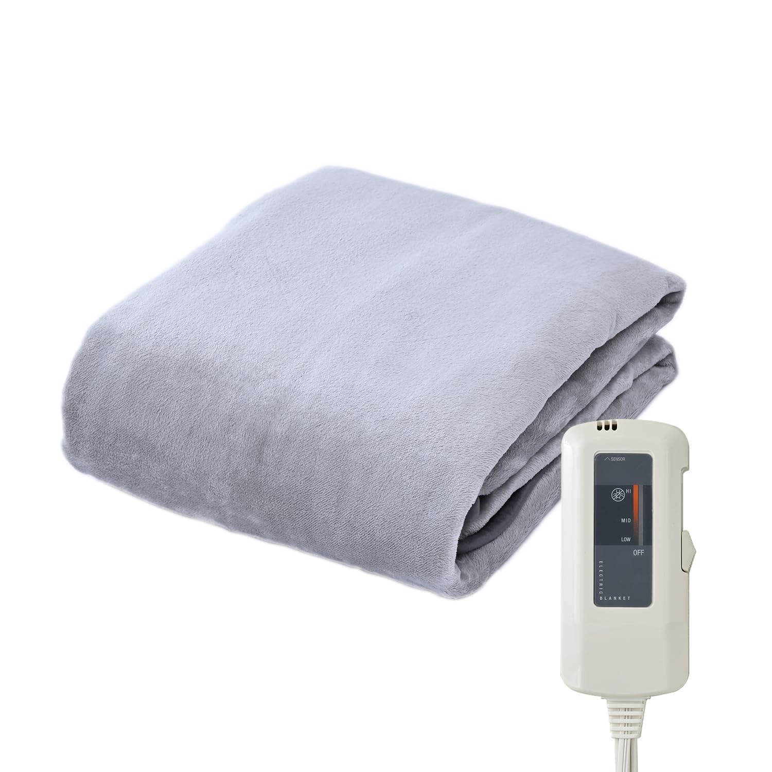 Amazon | [山善] 電気毛布 掛け 180×110cm 洗える 「毛布に入ったまま