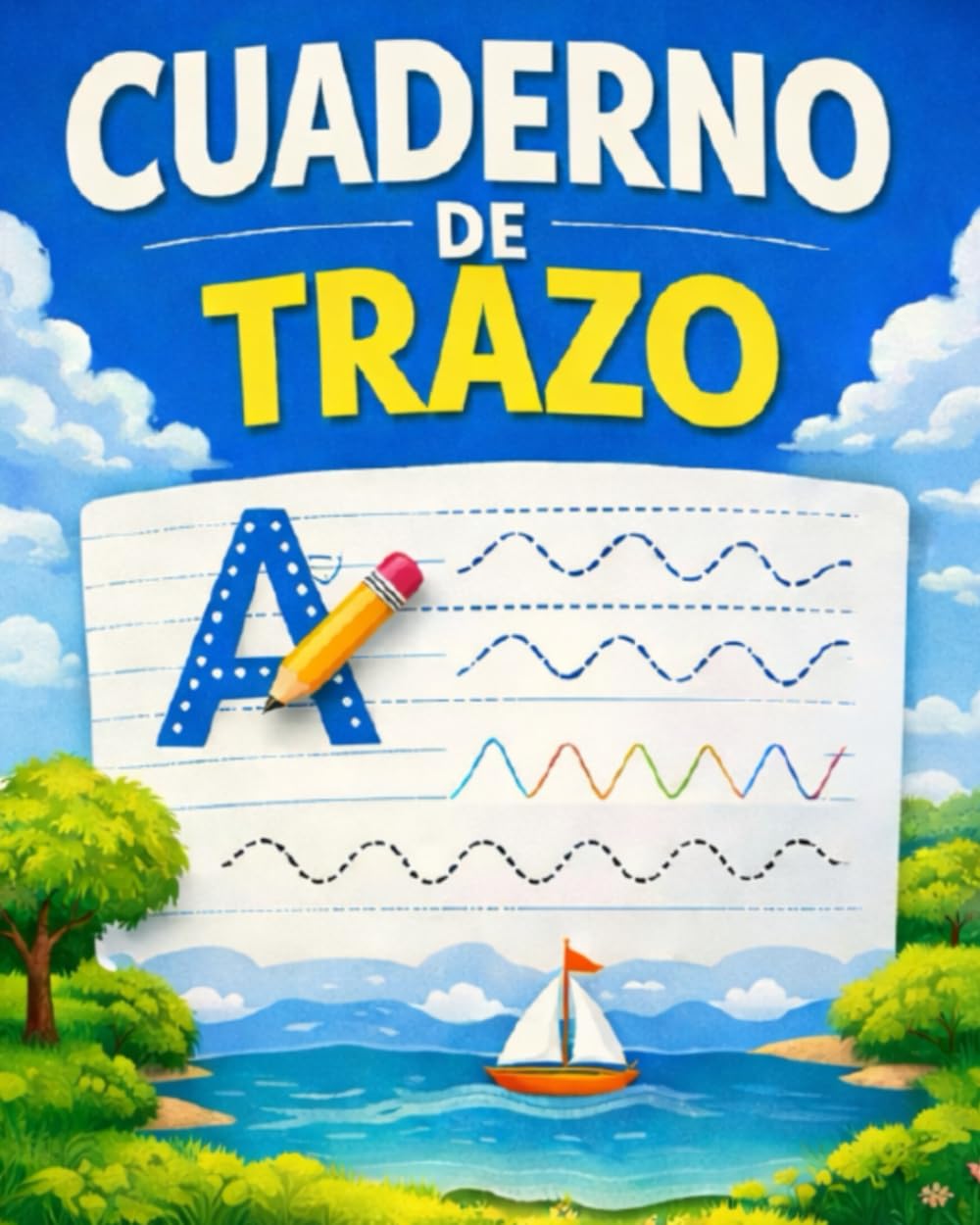 Cuaderno de Trazos: Grafomotricidad