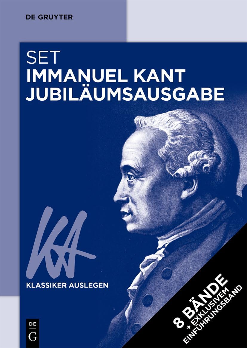 [Set Kant Jubiläumsausgabe] (Klassiker Auslegen)