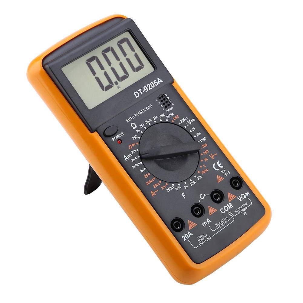 ULTRABYTES LCD Digital Multimeter,LCD Display Handheld Digital Multimeter AC/DC Resistance Capacitance Tester with Low Battery Indication/Overload Indication/Auto Power Off Function-image-9