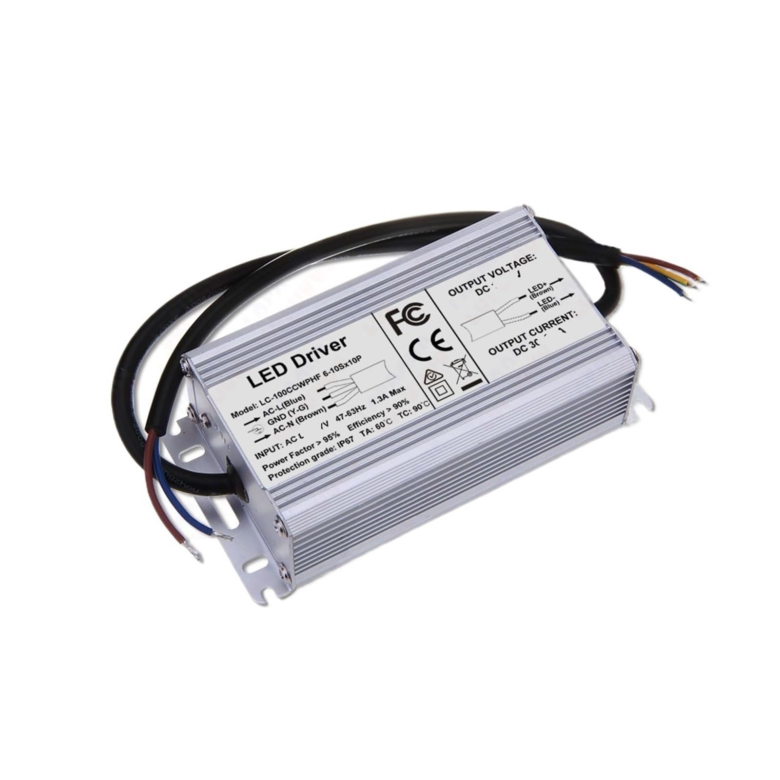 Transformateur LED 100W étanche pour l'éclairage de votre cour extérieure