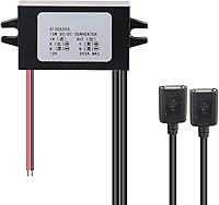 Vista 9 de Convertidor de CC descendente - Entrada de 9V-35V, salida de 5V, 3A, adaptador de salida USB