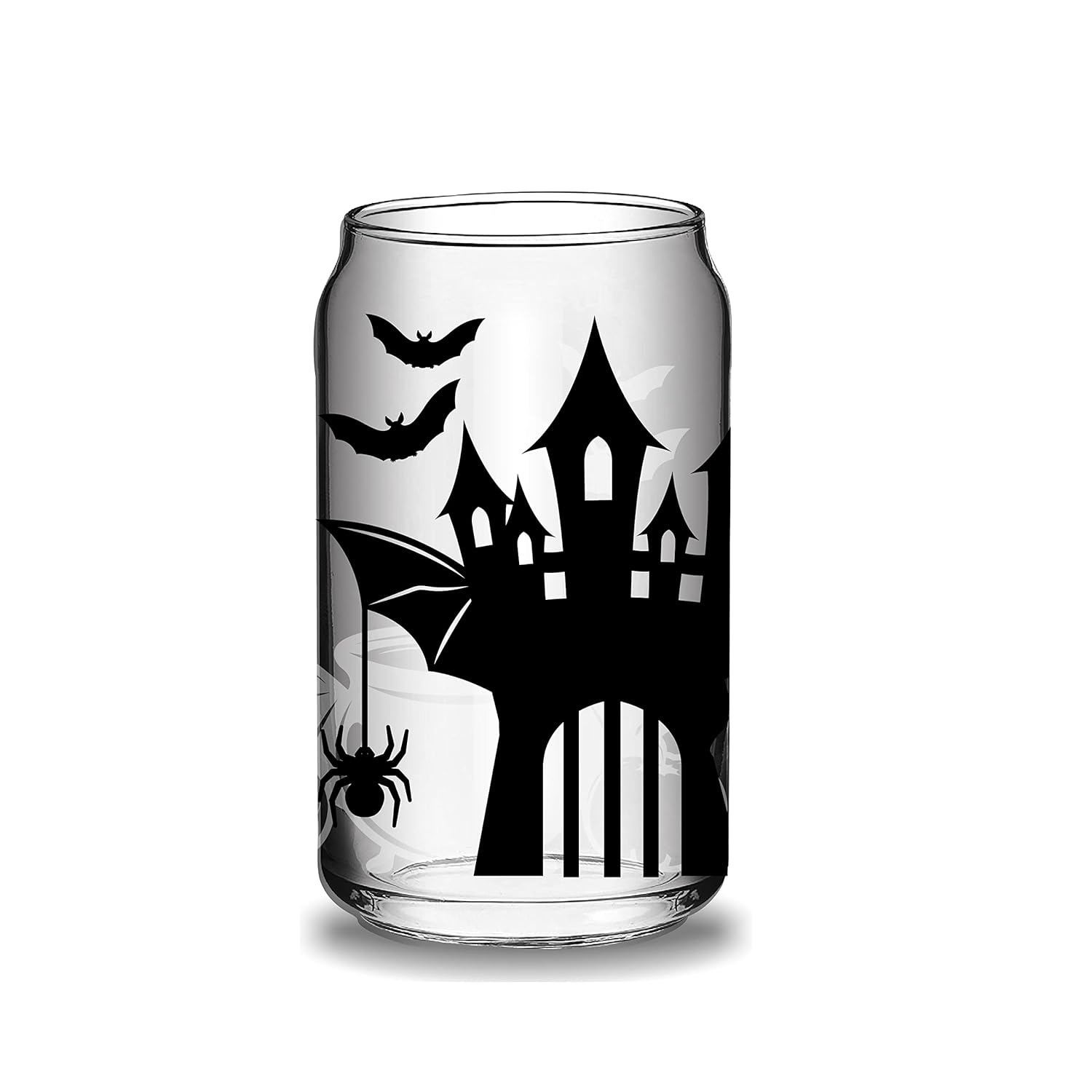 Fall Themed Can Shaped Beer Glass, 16 OZ Autumn Drinking