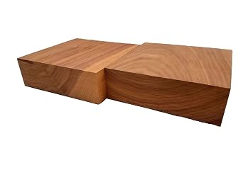 Barrington Hardwoods Black Walnut Bowl Blanks - 6" x 6" x 2" 2 Pcs