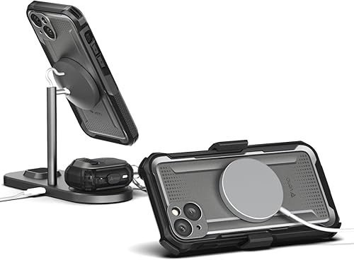 Miniatura 9 de VENA vArmor - Funda resistente para Apple iPhone 15 Pro (6.1 pulgadas) (protección contra caídas de grado militararmadura) Magsafe compatible y