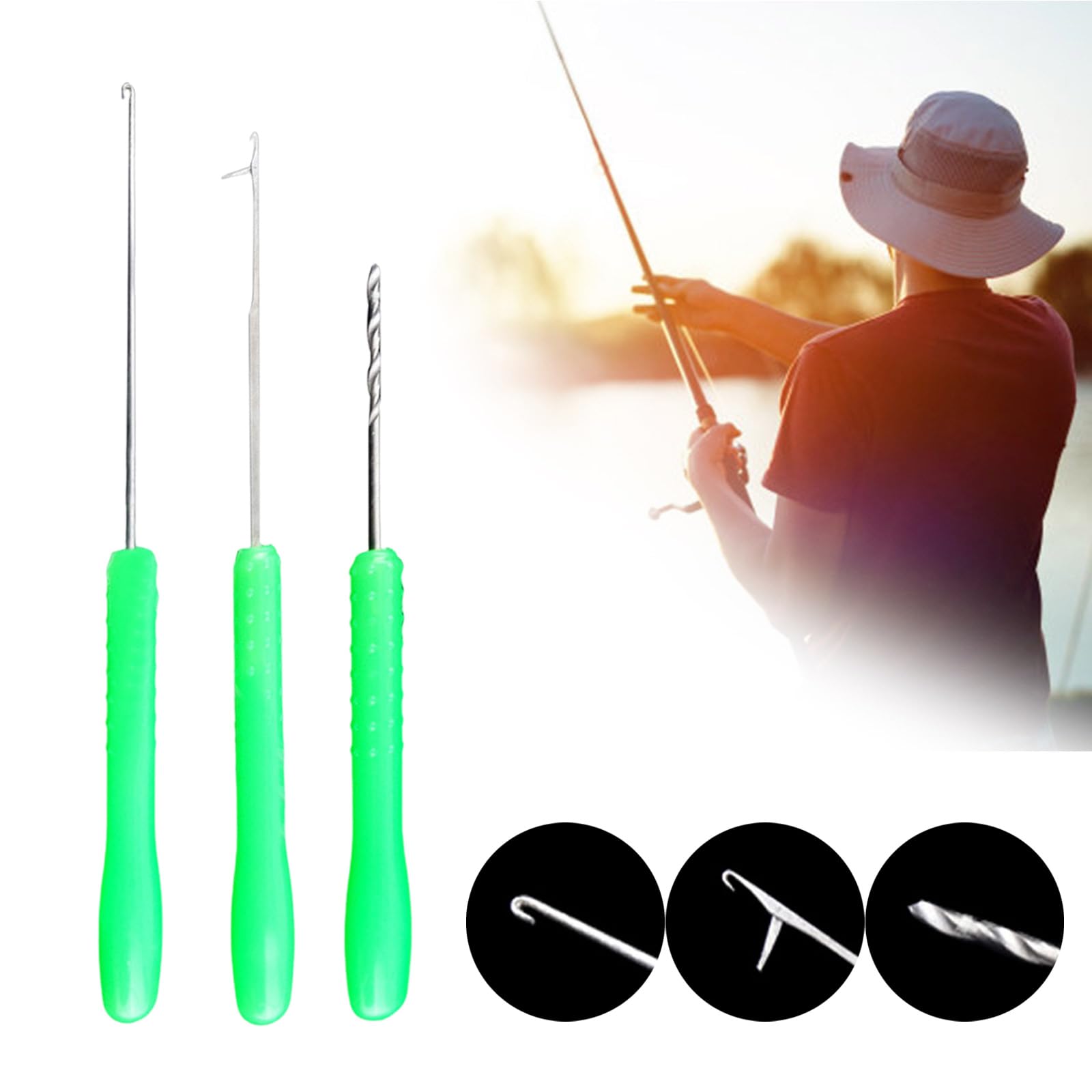 Ago Per Esche Mivardi Stringer Needle – Strumento Per Innesco Boilies E Carpe – Colore Viola