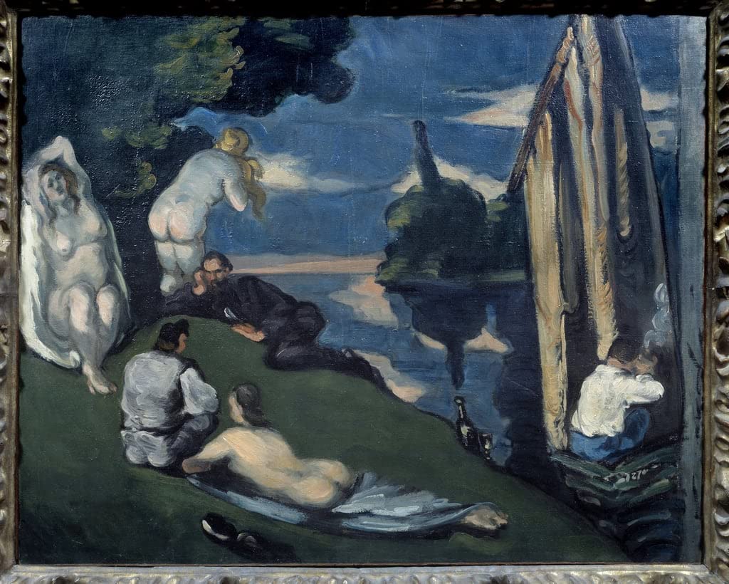 Lienzo de Paul Cézanne de 60x90cm para dar un toque idílico al dormitorio 5