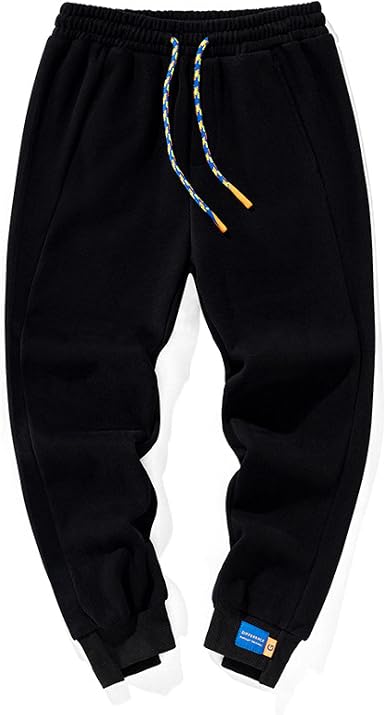 Amazon.com: Pantalones casuales de nueve puntos para hombre, color liso,  sueltos, cómodos, con cordón : Ropa, Zapatos y Joyería