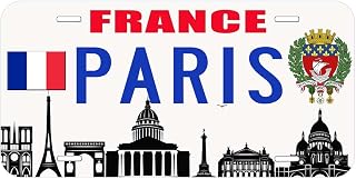Paris France TAG05 Novelty Car Auto License Plate