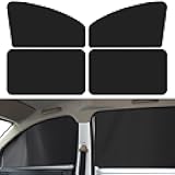 NTNEV Car Side Window Sun Shades, Shades with Magnets, Shade for Baby, Strong-Light Blocking & UV Protection Privacy Covers Auto Accessories (Double-sided Black)