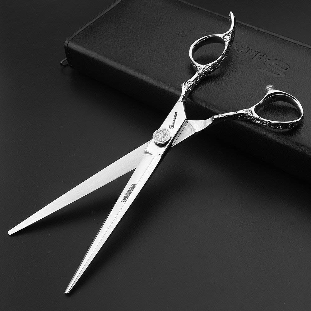 7 inch Professional Hairdressing Barber Salon Scissors 19cm Cutting Scissors (Silver)
