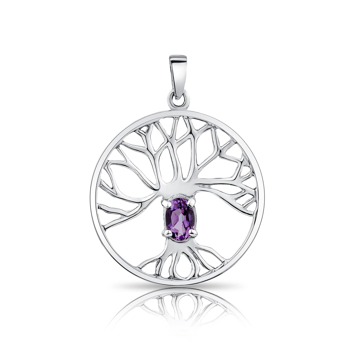 Ciondolo celtico con albero della vita - Argento Sterling 925 - Ossidato - Gioielli celtici - Italia