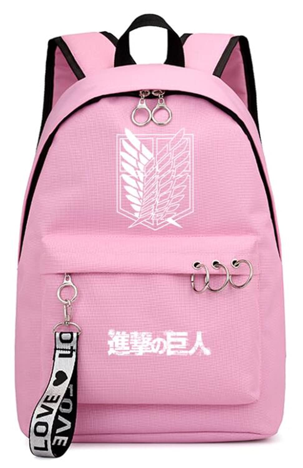 GumstyleAnime Attack on Titan Shingeki no Kyojin Luminous Backpack Book Bag Laptop School Bag Cosplay Daypack Rucksack Bag 1126/9