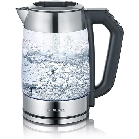 SEVERIN Tetera y hervidor de agua digital con temperatura ajustable Cover