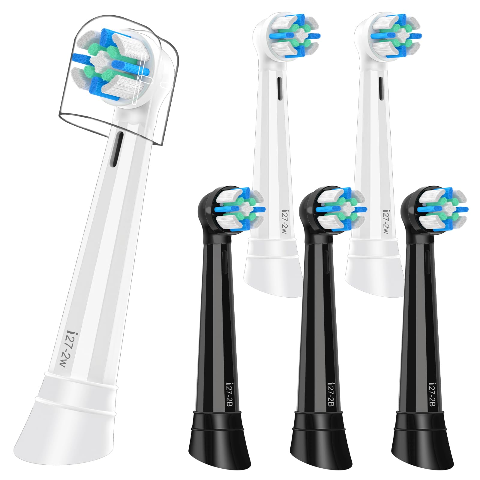 6 Pcs IO Replacement Heads Compatible with Oral b iO 2 3 4 5 6 7 8 9