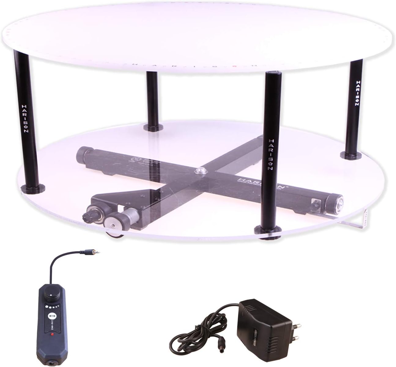 HARISON Rotary Turn-Table R470M2 / 360 deg. Product Photography/motorised/for e-Commerce/for Weddings/for Display/underlighting/Speed Control