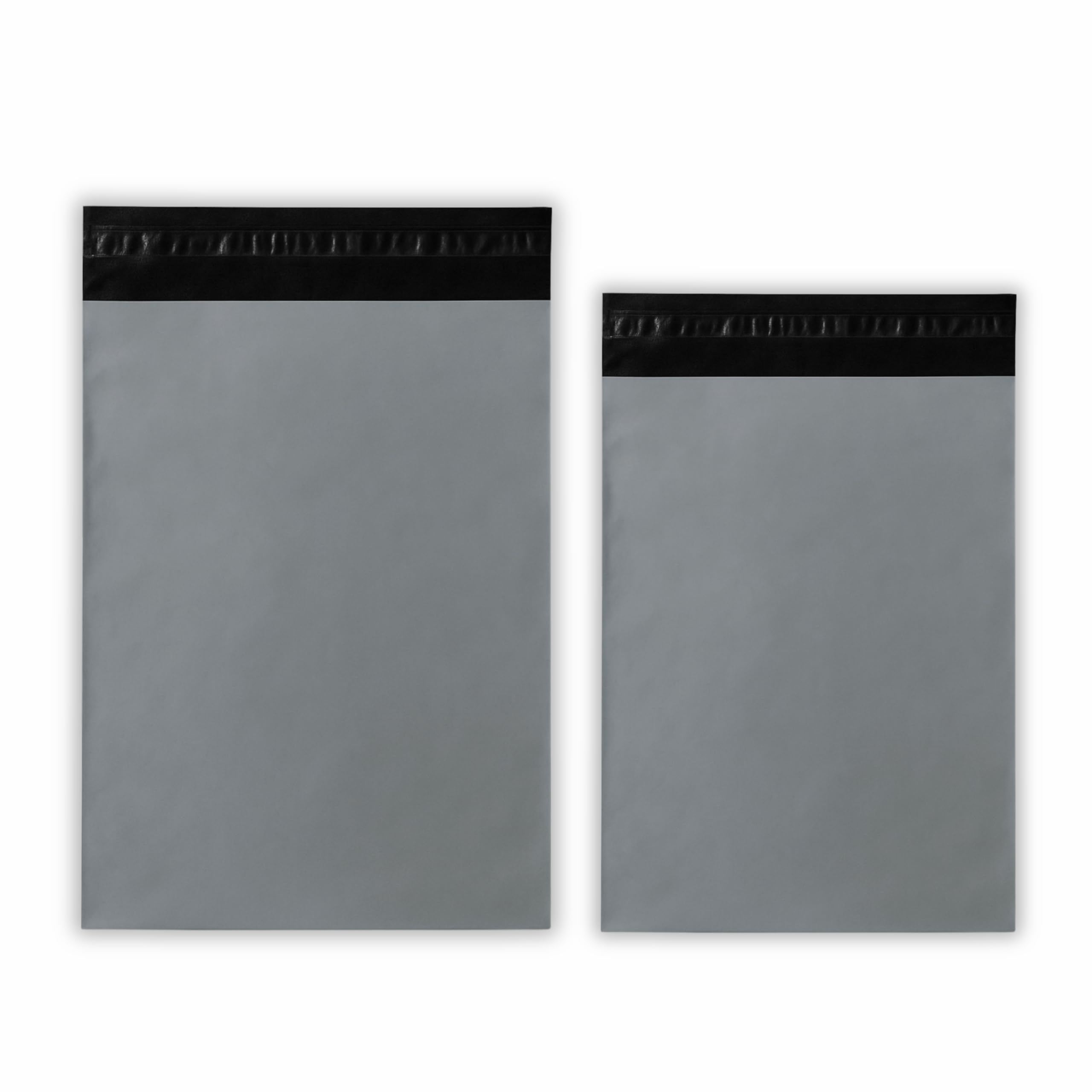 Somwell - 50 Pack Mixed Grey Mailing Bags - 25 Each (10x14 & 12x16) - Strong Parcel Bags, Postal Bags, Postage Bags, Shipping Bags, Waterproof Packaging Bags, Self-Seal Poly Mailers