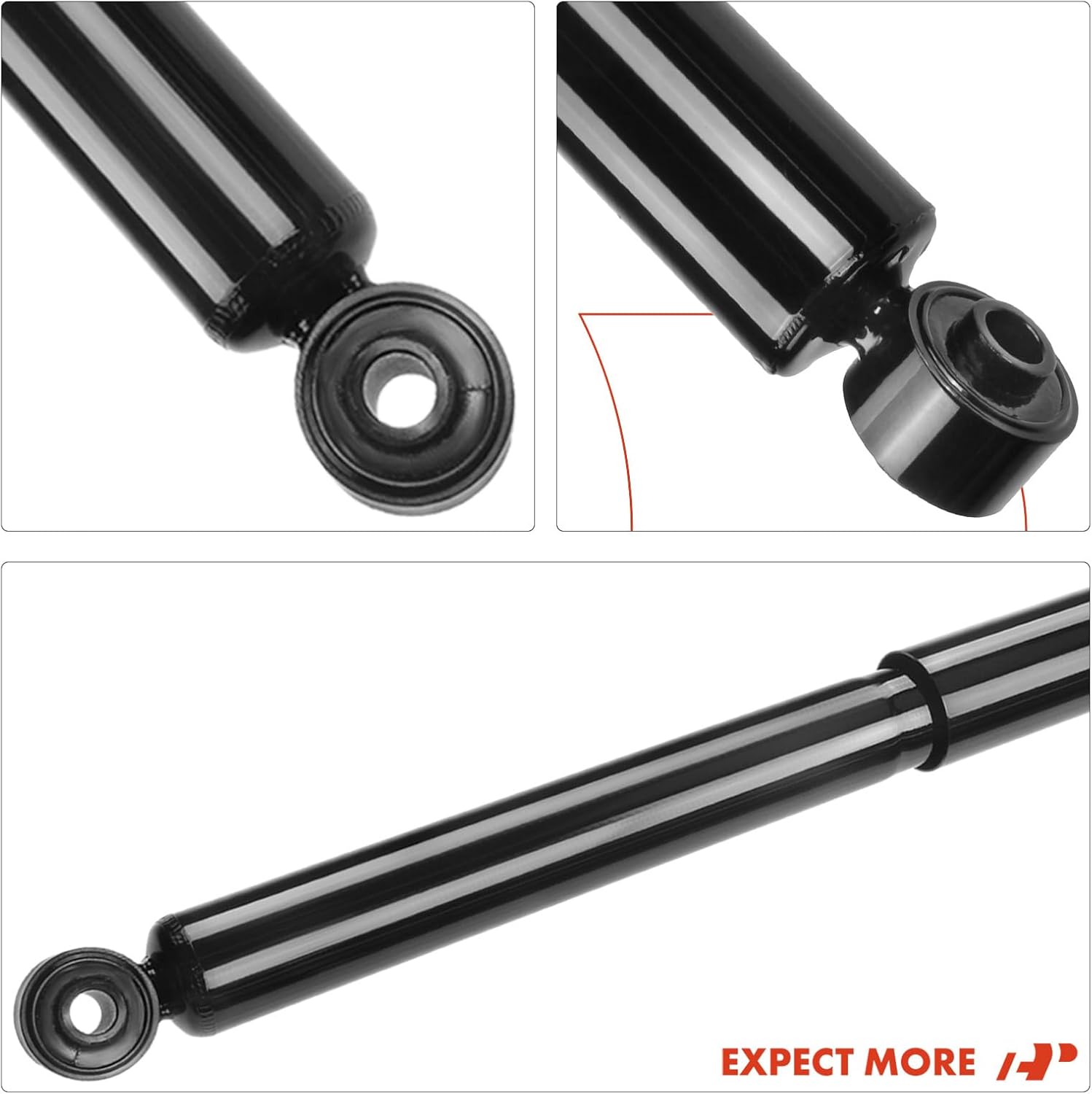 A-Premium Rear Pair (2) Shock Absorber Compatible with Chevrolet Avalanche 1500, Silverado 3500, Suburban, Tahoe & GMC Yukon XL 1500 2500, Sierra 3500, Driver and Passenger Side