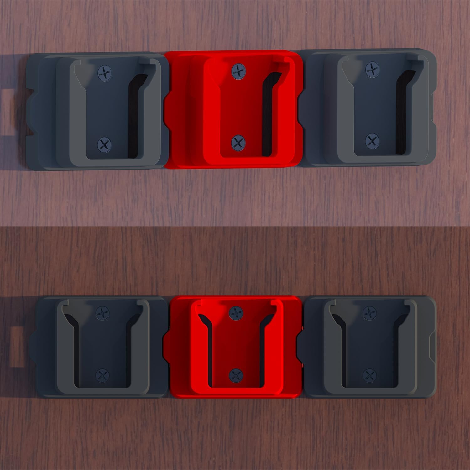 Battery Holder for Milwaukee 18 18V Battery (No Battery), 10Packs Wall Mount Batteries Storage for Wall, Work Van, Shelf, Toolbox thumbnail