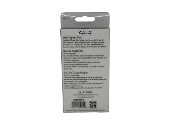 Cala Soft touch mint nail clipper duo