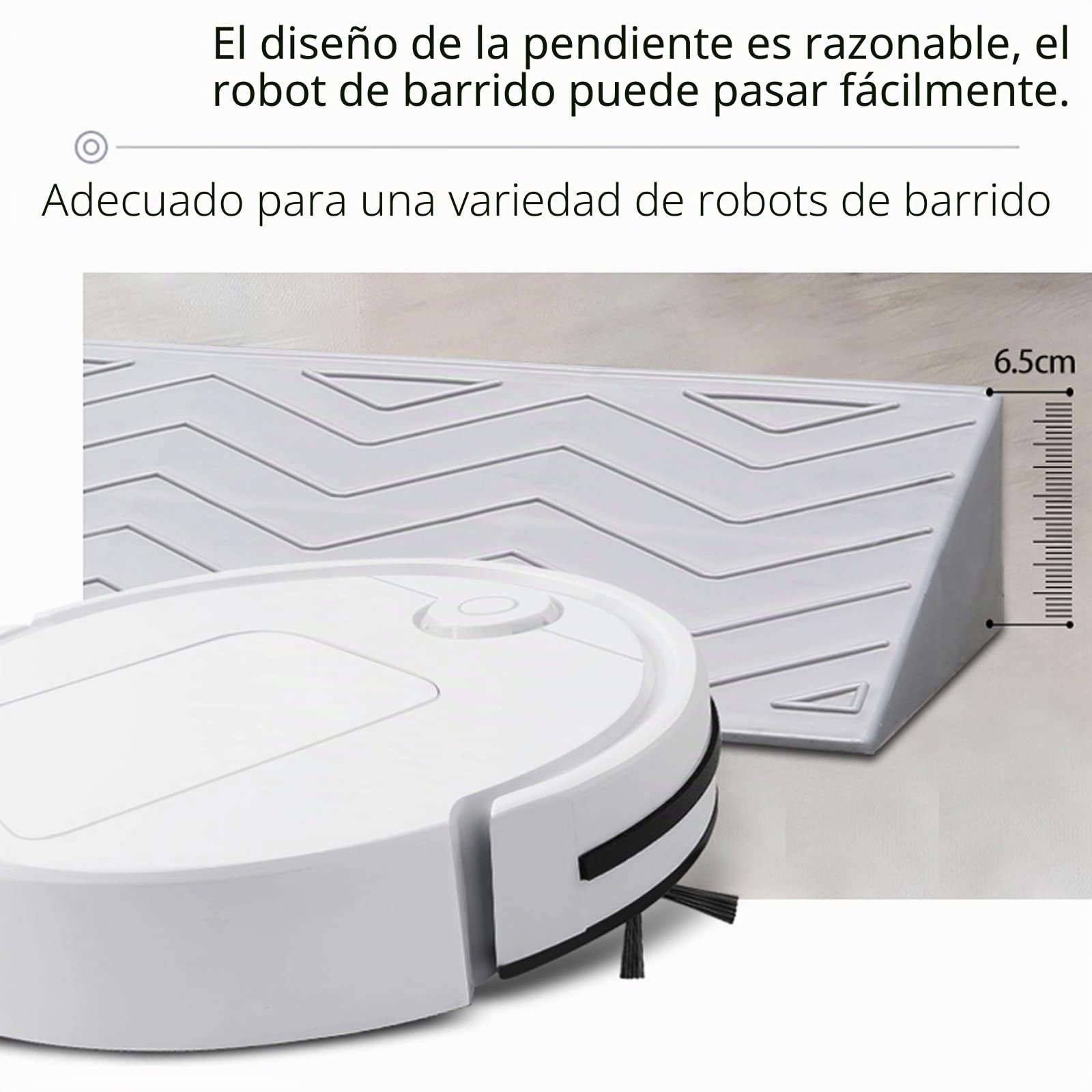 Rampas de Umbral, Rampa para Silla de Ruedas Antideslizante, para Puertas, Escaleras, Escalones, Aceras y Scooters de Movilidad, Gris, Longitud: 100 cm (Color : Gray, Size : 7cm)