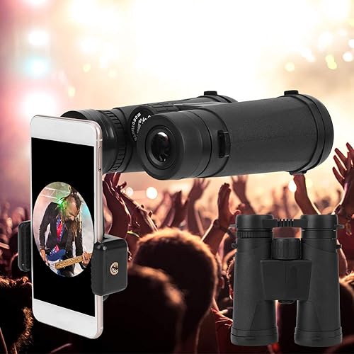Miniatura 3 de 10x42 HD Digital Binoculars Low Light Night Telescope with Phone Cilp, Lightweight Waterproof Binoculars for Outdoor Travel Hiking Sports, Bird