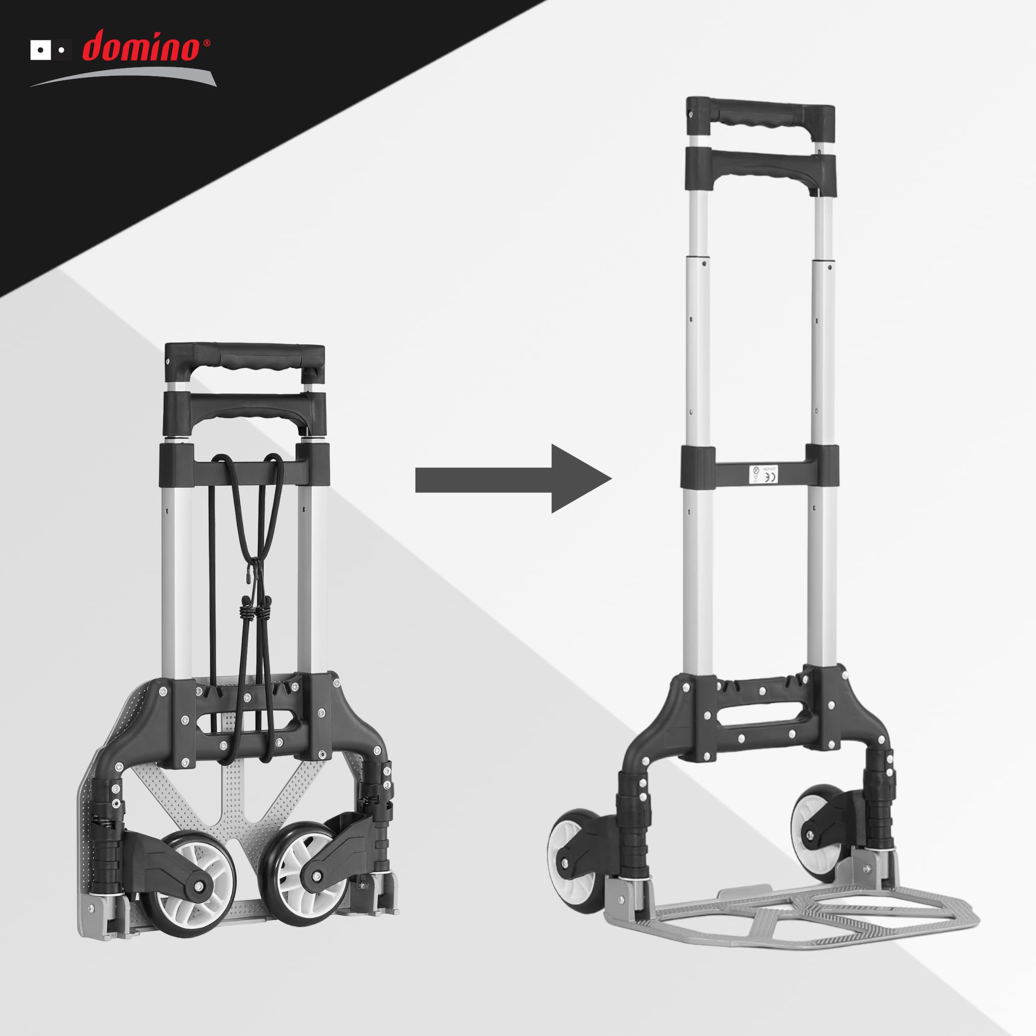 Chariot de transport pliable | Chariot à main diable pliable | Charge maximale : 70 kg