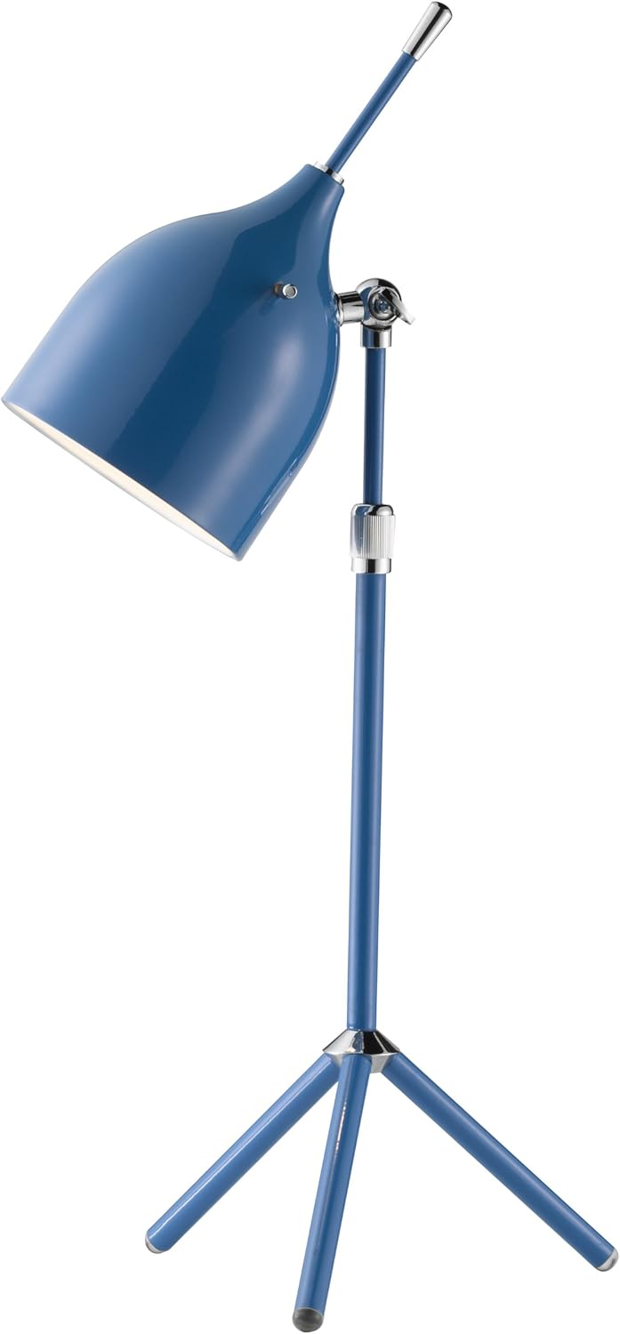 Adesso 3280-07 Snapshot Desk Lamp, Blue, Blue
