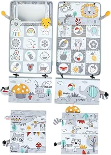 Totority Brinquedos Livro De Pano De Espelho De Bebê Para Bebê Livro De Pano Para Criança Infantil Livro De Espelho Livro De Criança Para Bebê Livro De Pano Engraçado Distorcendo Espelho