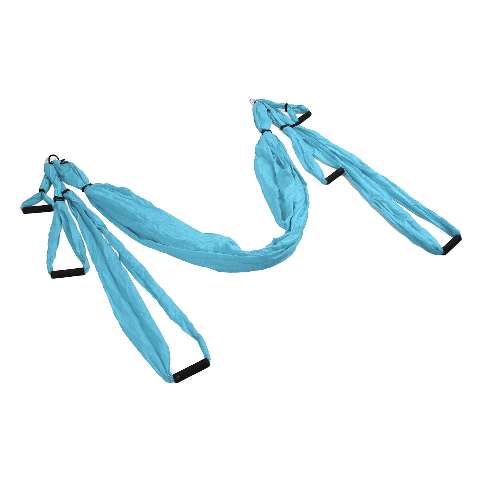 Dioche Aerial HamAerial Yoga Swing Set - Hamaca de Yoga Ajustable de Algodón y Poliéster para Mayor Flexibilidad y Postura Uso en Interiores Exteriores