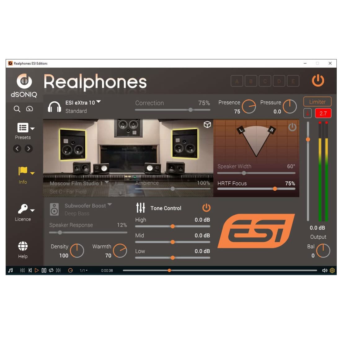 Esi Extra10 - Auriculares de estudio + trípode keepdrum