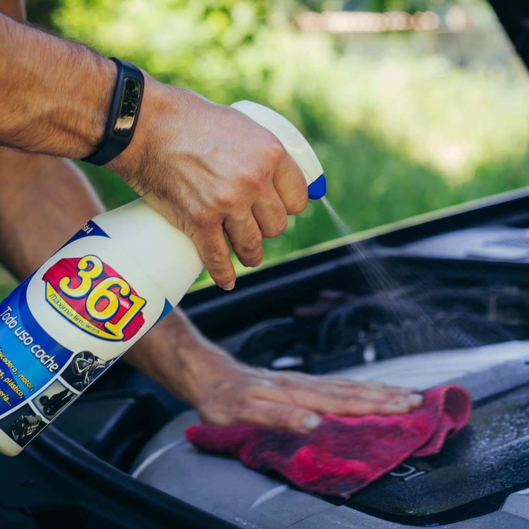 Sisbrill 361 All-Purpose Car Cleaner - Seat, Upholstery, Dashboard, Leather, Mosquito Cleaner - Car Interior and Exterior - 25,36 oz - (Pack 3)