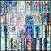 100 Pezzi Carte Pok, 95 GX + 5 Mega Trading Cards, divertente Flash Card, GX Tag Team Cartes, Gioco di carte di Puzzle, selezione di regali di Natale e regali di compleanno per bambini