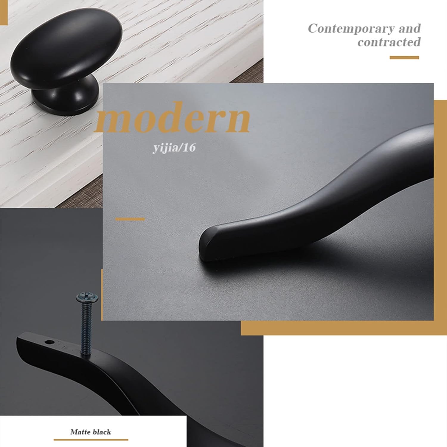 2 Packs Pulls Modern Black Wardrobe Handles High End Luxury Cabinets, Wine Coolers, Sideboards, Drawers, Cabinet Pulls-33×3.8CM-Black (Color : Black, Size : 18.6x3.8CM)