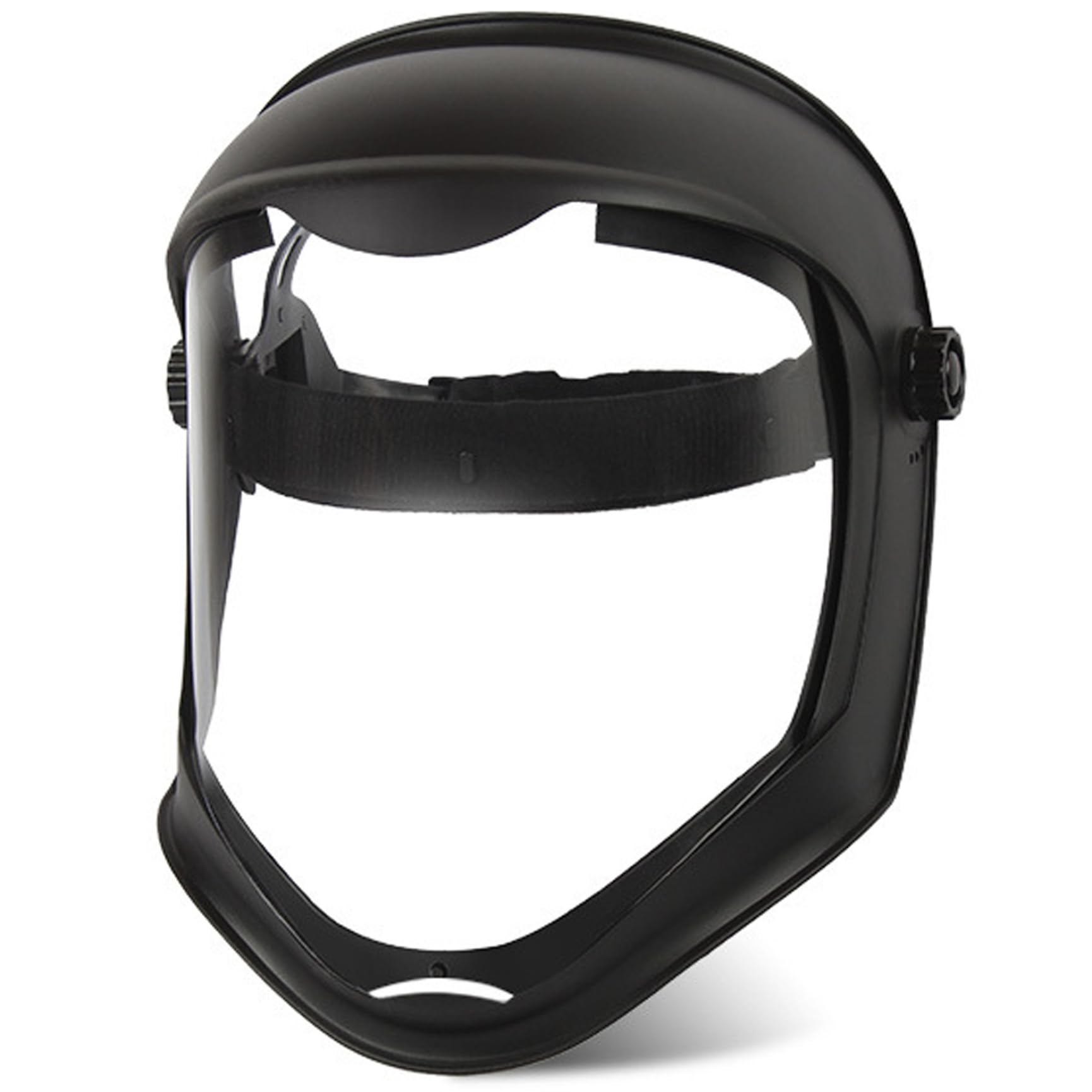 Visiera Maschera integrale antiappannamento trasparente per molatura, taglio, saldatura, PC ABS resistente agli spruzzi, resistente alla temperatura
