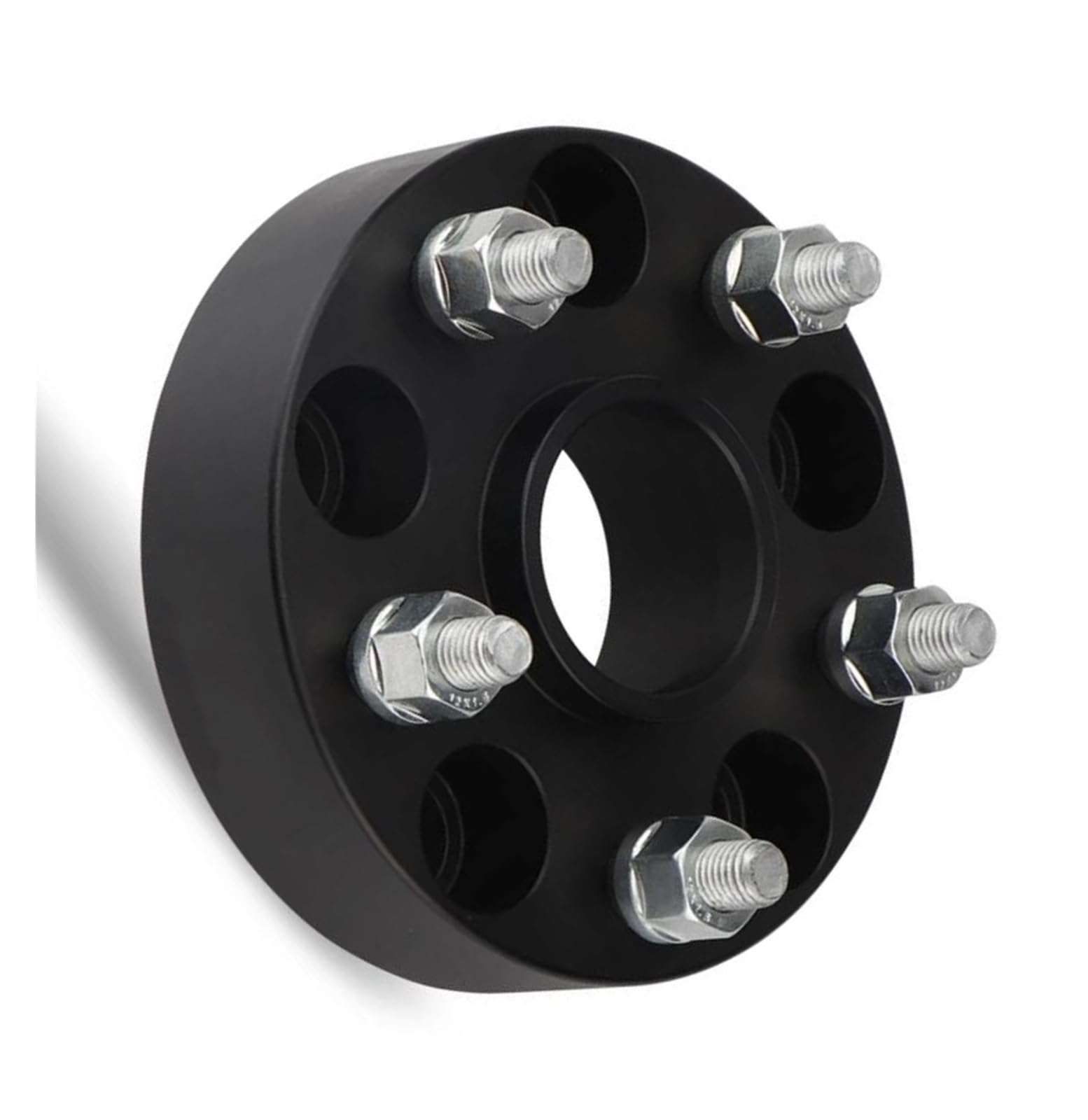 D'entretoise Roue Entretoises Adaptateurs de conversion entretoises roue 15/20/25/30 mm 2 pièces pour PCD 5x114,3 5x100 5x108 5x112 5x120 5x130 pour Lexus(2PCS 35mm Black)