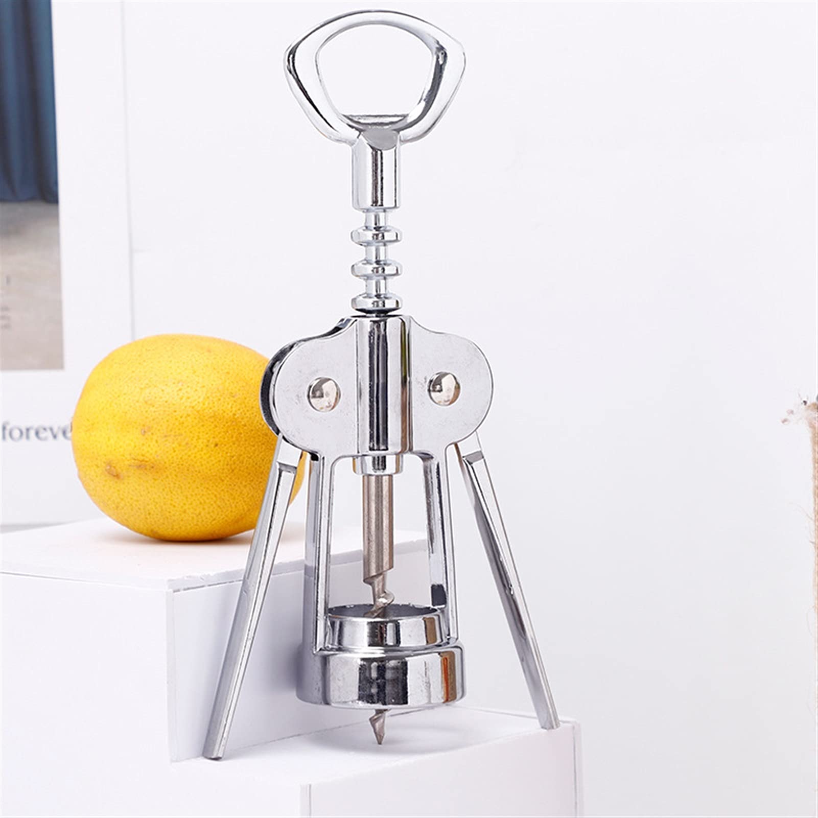 Abrebotellas - Abridores de Vino metálicos Resistentes - Sacacorchos multipropósito for Botellas de Vino y Cerveza - Ergonómico y fácil de Usar - Ideal for Uso doméstico, Bar, Restaurante