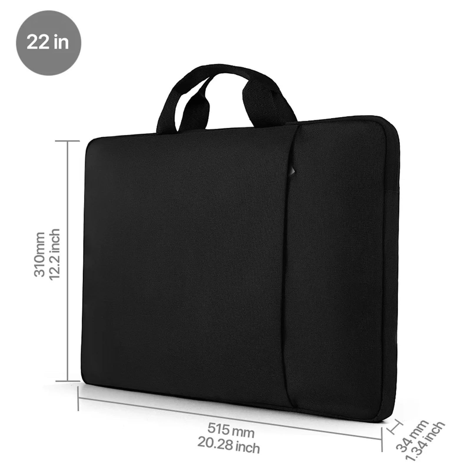 Borsa for laptop da viaggio Custodia protettiva antiurto for computer con manico di grande capacità Per Viaggio, Lavoro