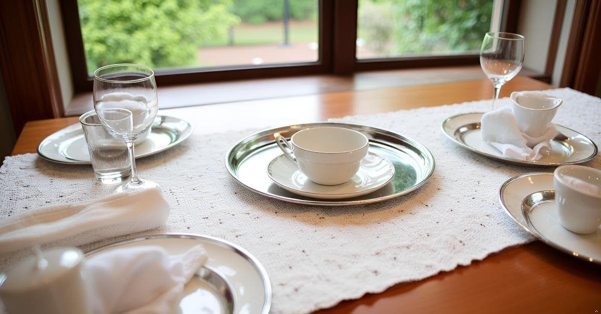 Tablett rund (D 25 cm) | Premium Silber Plated versilbert | Serviertablett | Edles Geschenk