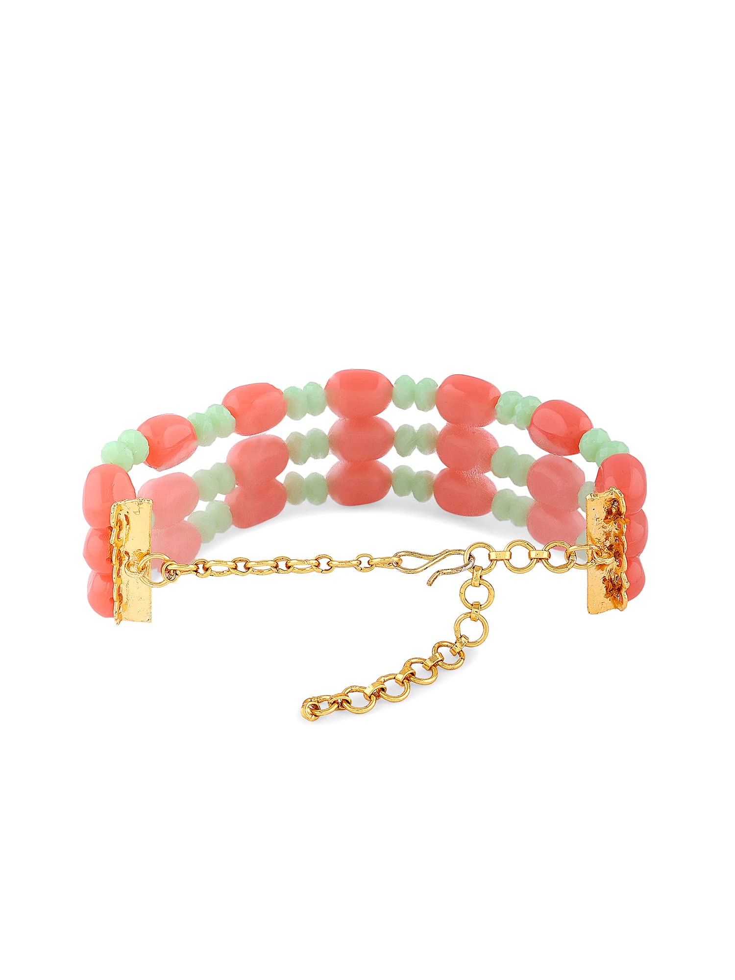 Multistrand Beaded Bracelet for Women, Colorful