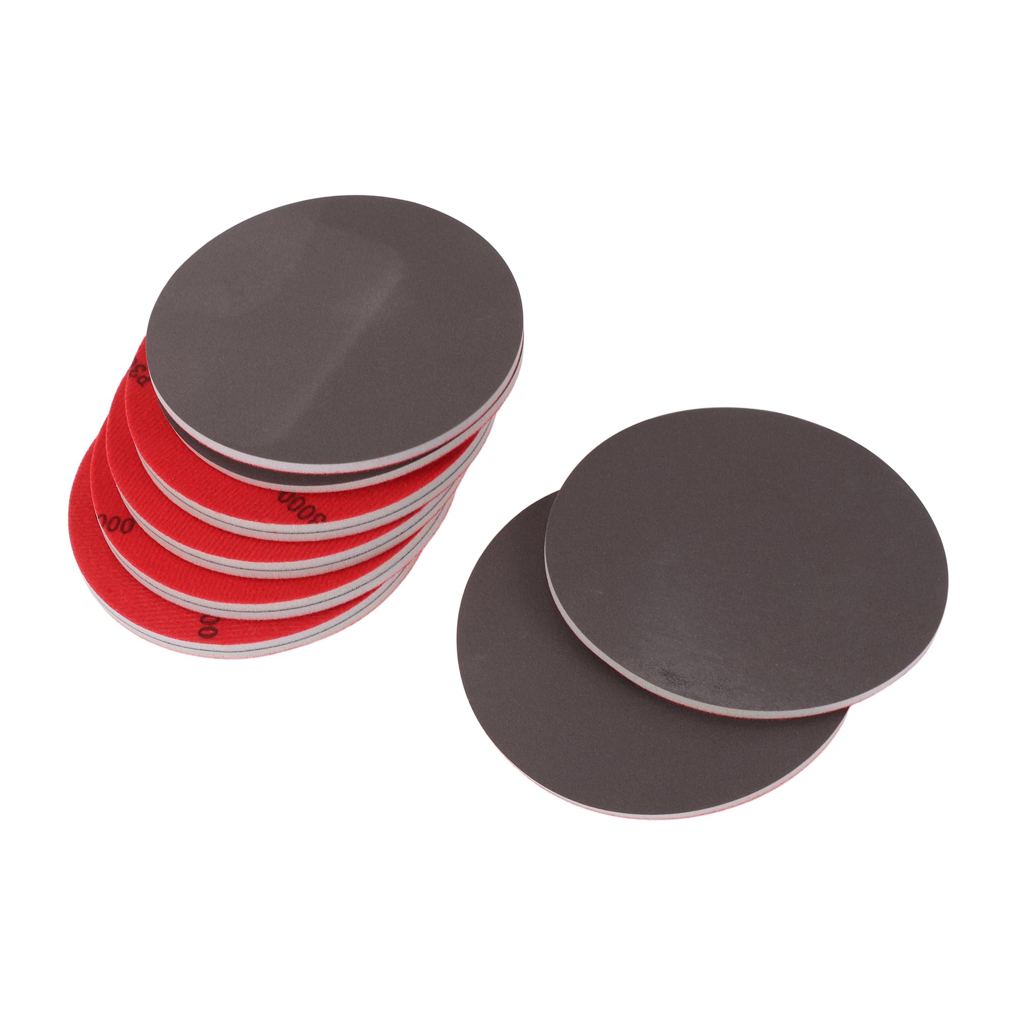 Motoforti 12 Pcs 5.91x5.91 Inch P3000 Sanding Sponge Fine Sanding Pads Washable and Reusable for Metal Wood Drywall Walls Stone Automotive Paint Plastic DIY