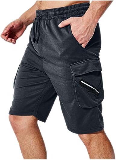 Mens work shorts elastic waist Clearance