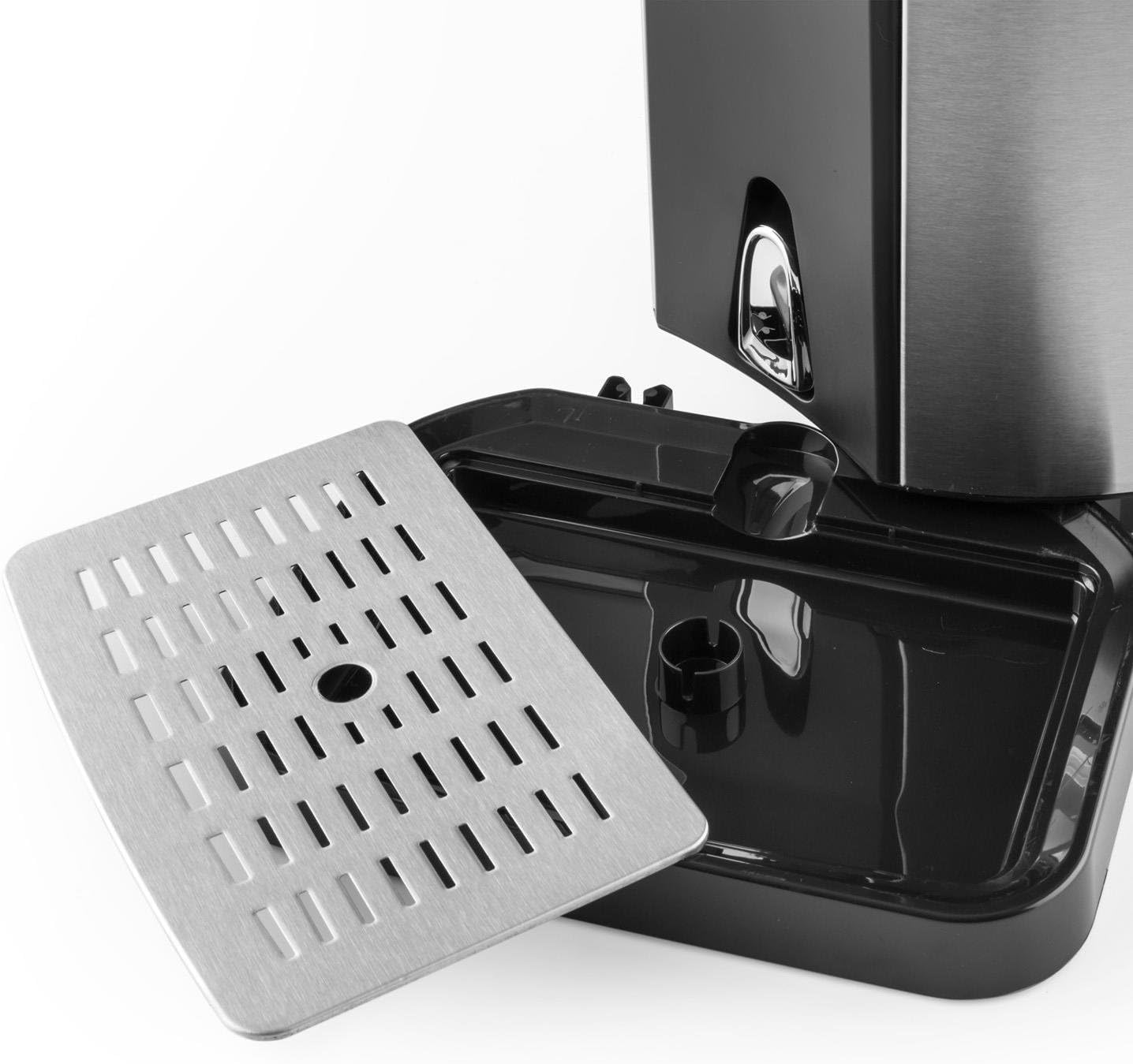 Klarstein Skal - universelle Bier-zapfanlage, Zapfanlage mit integriertem Bierkühler, Kühlung auf 2-12 °C, Bier zapfanlage 5 liter mit Kühlung. thermoelektrisches Kühlsystem, 38 dB, grausilber