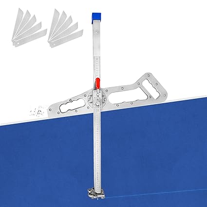 Magsoar Plaster Board Cutting Tool, Folding Gypsum Board Cutter, Handheld Drywall Cutter, Drywall Cutter with 10pcs Spare Blades