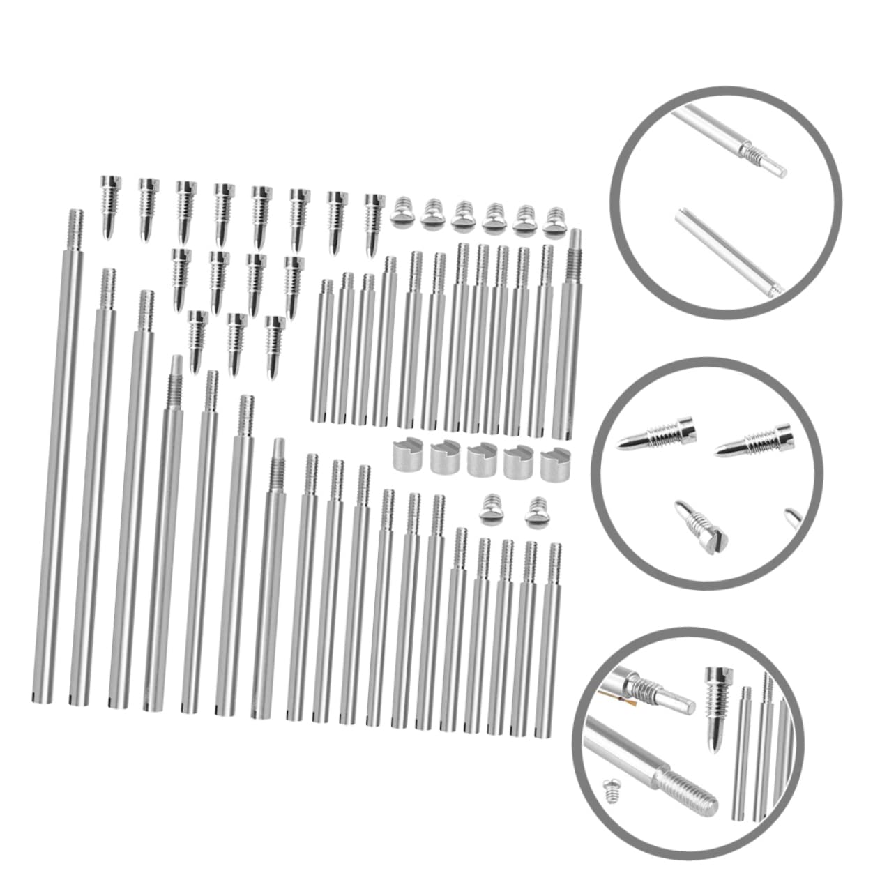 ibasenice 4ensembles Kit De Réparation Pour Basson Avec Axes Vis Et Ronds Outils De Maintenance Pour Instruments à Vent