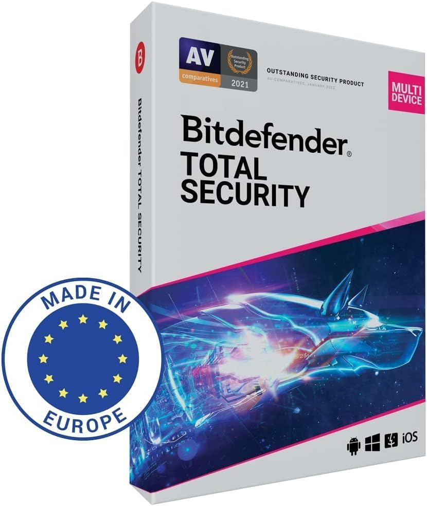 Bitdefender Total Security  mise à jour possible vers la dernière version| 3 appareils | 1 An | PC/MAC/smartphone