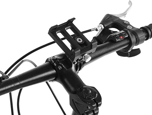 Miniatura 5 de VGEBY Soporte de teléfono para bicicleta, soporte para manillar de teléfono con rotación de 360 grados